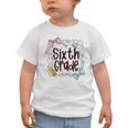 Sixth Grade Back To School For Girls Pink Notebook Graphic Toddler T-Shirt Sixth Grade Back To School For Girls Pink Notebook Graphic Toddler T-Shirt