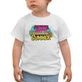 Straight Outta Summer Back To School First Day Fall Autumn Graphic Toddler T-Shirt
