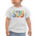 Sub Squad For Work Tie Dye Back To School Appreciation Day Graphic Toddler T-Shirt
