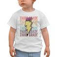 Third Grade Lightning Bolt Pencil 1st Day Of Back To School Graphic Toddler T-Shirt
