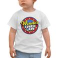 Wonder Lunch Lady Super Woman Power Superhero Back To School Graphic Toddler T-Shirt