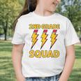 2nd Grade Lightning Bolt Second Grade Squad Back To School Graphic Toddler T-Shirt