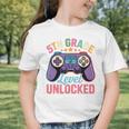 5th Grade Level Unlocked Shirt – Gamer Back To School Performance Graphic Toddler T-Shirt