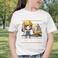 5th Grade Ready For Digging Construction Girl Back To School Graphic Toddler T-Shirt