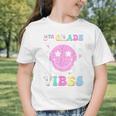 5th Grade Vibes Groovy Back To School Fifth Grade Girls Kids Graphic Toddler T-Shirt