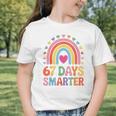 67 Days Smarter Rainbow For Back To School Kids Graphic Toddler T-Shirt 67 Days Smarter Rainbow For Back To School Kids Graphic Toddler T-Shirt