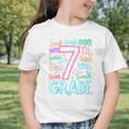 7th Grade Typography Team Seventh Grade Back To School Kids Graphic Toddler T-Shirt