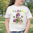 Aloha Kindergarten Unicorn Hawaii Back To School Kids Girl Graphic Toddler T-Shirt