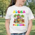 Aloha Preschool Pineapple Hawaii Back To School Kids Girl Graphic Toddler T-Shirt