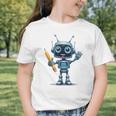 Back To School 2025 Robot Pencil For Kids Graphic Toddler T-Shirt Back To School 2025 Robot Pencil For Kids Graphic Toddler T-Shirt