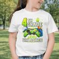 Back To School 4th Fourth Grade Level Unlocked Gamer Kid Graphic Toddler T-Shirt Back To School 4th Fourth Grade Level Unlocked Gamer Kid Graphic Toddler T-Shirt