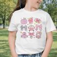 Back To School Coquette Bow Pencil School Students Girls Graphic Toddler T-Shirt
