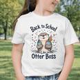Back To School Like An Otter Boss Cute First Day Of School Graphic Toddler T-Shirt Back To School Like An Otter Boss Cute First Day Of School Graphic Toddler T-Shirt