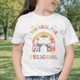 Back To School Raccoon Too Cool For Pre- K Preschool Graphic Toddler T-Shirt