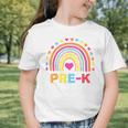 Back To School Shirt Rainbow Happy First Day Of Pre-K Graphic Toddler T-Shirt Back To School Shirt Rainbow Happy First Day Of Pre-K Graphic Toddler T-Shirt
