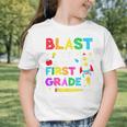 Blast Off Into First Grade Squad First Day Back To School Graphic Toddler T-Shirt