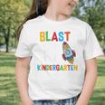 Blast Off Into Kindergarten Back To School Rocket Graphic Toddler T-Shirt Blast Off Into Kindergarten Back To School Rocket Graphic Toddler T-Shirt