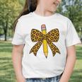 Bow Pencil Leopard First Day Of School Back To School Graphic Toddler T-Shirt