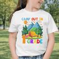 Camp Out In 1st Grade Back To School For Camping Lover Graphic Toddler T-Shirt Camp Out In 1st Grade Back To School For Camping Lover Graphic Toddler T-Shirt