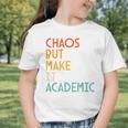 Chaos But Make It Academic Retro Back To School Graphic Toddler T-Shirt Chaos But Make It Academic Retro Back To School Graphic Toddler T-Shirt