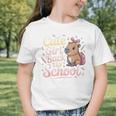 Cute Girl Back To School Capybara First Day Of School Kids Graphic Toddler T-Shirt