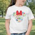 Disney Minnie Mouse Back To School Supplies Face Outline Graphic Toddler T-Shirt Disney Minnie Mouse Back To School Supplies Face Outline Graphic Toddler T-Shirt