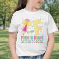F Is For Fourth Grade Back To School Pencil Bow 4th Grade Graphic Toddler T-Shirt