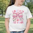 First Day Of 1st Grade Coquette Back To School Girls Kids Graphic Toddler T-Shirt First Day Of 1st Grade Coquette Back To School Girls Kids Graphic Toddler T-Shirt