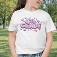 First Day Of 4th Grade Girls Coquette Bow Back To School Graphic Toddler T-Shirt