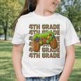 First Day Of 4th Grade Level Begins Back To School Girl Boy Graphic Toddler T-Shirt First Day Of 4th Grade Level Begins Back To School Girl Boy Graphic Toddler T-Shirt