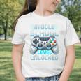 First Day Of Middle School Level Unlocked Back To School Graphic Toddler T-Shirt