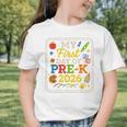 My First Day Of Pre-K 2026 Back To School Kids Graphic Toddler T-Shirt My First Day Of Pre-K 2026 Back To School Kids Graphic Toddler T-Shirt