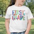First Grade Back To School Happy First Day Of School Graphic Toddler T-Shirt First Grade Back To School Happy First Day Of School Graphic Toddler T-Shirt