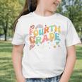 Fourth Grade Vibes 4th Grade Team Groovy Back To School Graphic Toddler T-Shirt