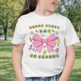 Friendship Bracelet Coquette Bow Back To School Girl Kids Graphic Toddler T-Shirt Friendship Bracelet Coquette Bow Back To School Girl Kids Graphic Toddler T-Shirt