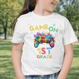 Game On 1st Grade Boys Kids Back To School Graphic Toddler T-Shirt