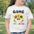 Game On 5th Grade Cute Video Gamer Back To School 20256Kids Graphic Toddler T-Shirt Game On 5th Grade Cute Video Gamer Back To School 20256Kids Graphic Toddler T-Shirt