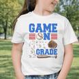 Game On First Grade Boy Baseball Back To School Graphic Toddler T-Shirt Game On First Grade Boy Baseball Back To School Graphic Toddler T-Shirt