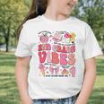 Girls 2nd Grade Vibes Coquette Pink Bow Back To School Graphic Toddler T-Shirt Girls 2nd Grade Vibes Coquette Pink Bow Back To School Graphic Toddler T-Shirt