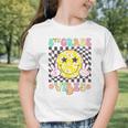 Girls 5th Grade Vibes Smile Face Back To School Fifth Grade Graphic Toddler T-Shirt