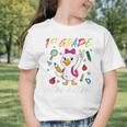 Girls Goose 1st Grade Here I Come Back To School Kids Graphic Toddler T-Shirt Girls Goose 1st Grade Here I Come Back To School Kids Graphic Toddler T-Shirt