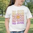 Groovy 3rd Grade Back To School Retro Groovy Third Grade Graphic Toddler T-Shirt