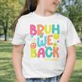 Groovy Custodian Bruh We Back To School Janitor Retro Graphic Toddler T-Shirt Groovy Custodian Bruh We Back To School Janitor Retro Graphic Toddler T-Shirt