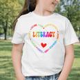 Groovy Literacy Team Reading Appreciation Back To School Graphic Toddler T-Shirt