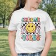 Groovy Sixth 6TH Grade Vibes Back To School First Day Kids Graphic Toddler T-Shirt