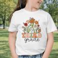 Groovy Third Grade Wildflowers Back To School 3rd Grade Graphic Toddler T-Shirt