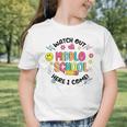 Groovy Watch Out Middle School Here I Come Back To School Graphic Toddler T-Shirt