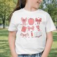 Happy Back To School 1st Day Toddler Girl Boho Coquette Bows Graphic Toddler T-Shirt Happy Back To School 1st Day Toddler Girl Boho Coquette Bows Graphic Toddler T-Shirt