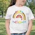 Happy First Day Of School Nurse Rainbow Back To School Graphic Toddler T-Shirt Happy First Day Of School Nurse Rainbow Back To School Graphic Toddler T-Shirt