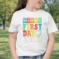 Happy First Day Of School Pupil Kids Grade Back To School 1 Graphic Toddler T-Shirt Happy First Day Of School Pupil Kids Grade Back To School 1 Graphic Toddler T-Shirt